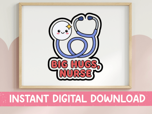 Big Hugs Nurse Stethoscope: A Perfect T-Shirt Design