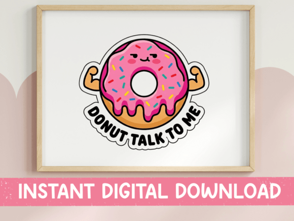 Donut Talk to Me: A Fun T-Shirt Design for Local Brands