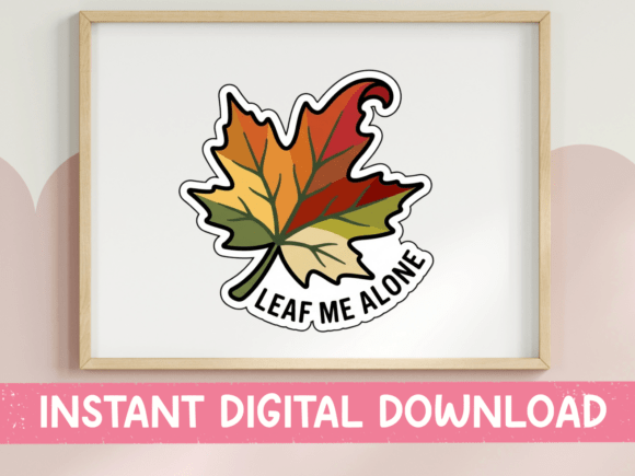 Leaf Me Alone Fall Sticker: An Embroidery Review