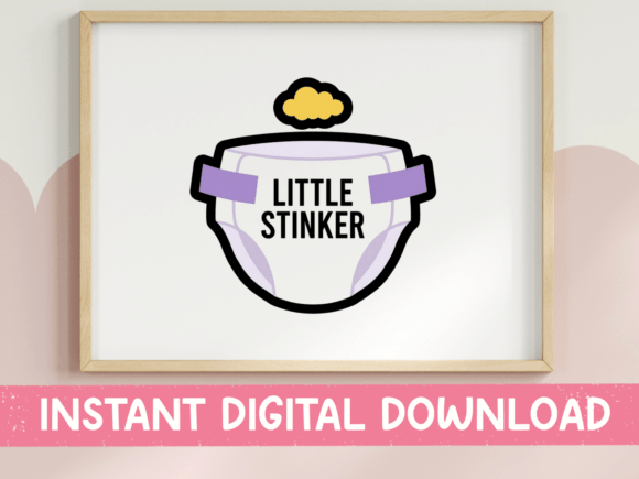 Little Stinker Graphics for T-Shirt Designs