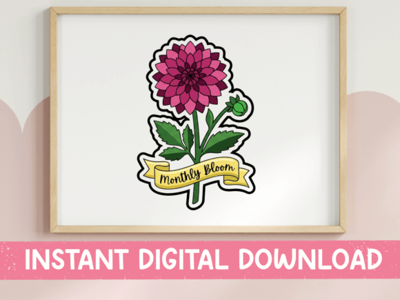 Monthly Bloom Dahlia: An Embroidery Design Review